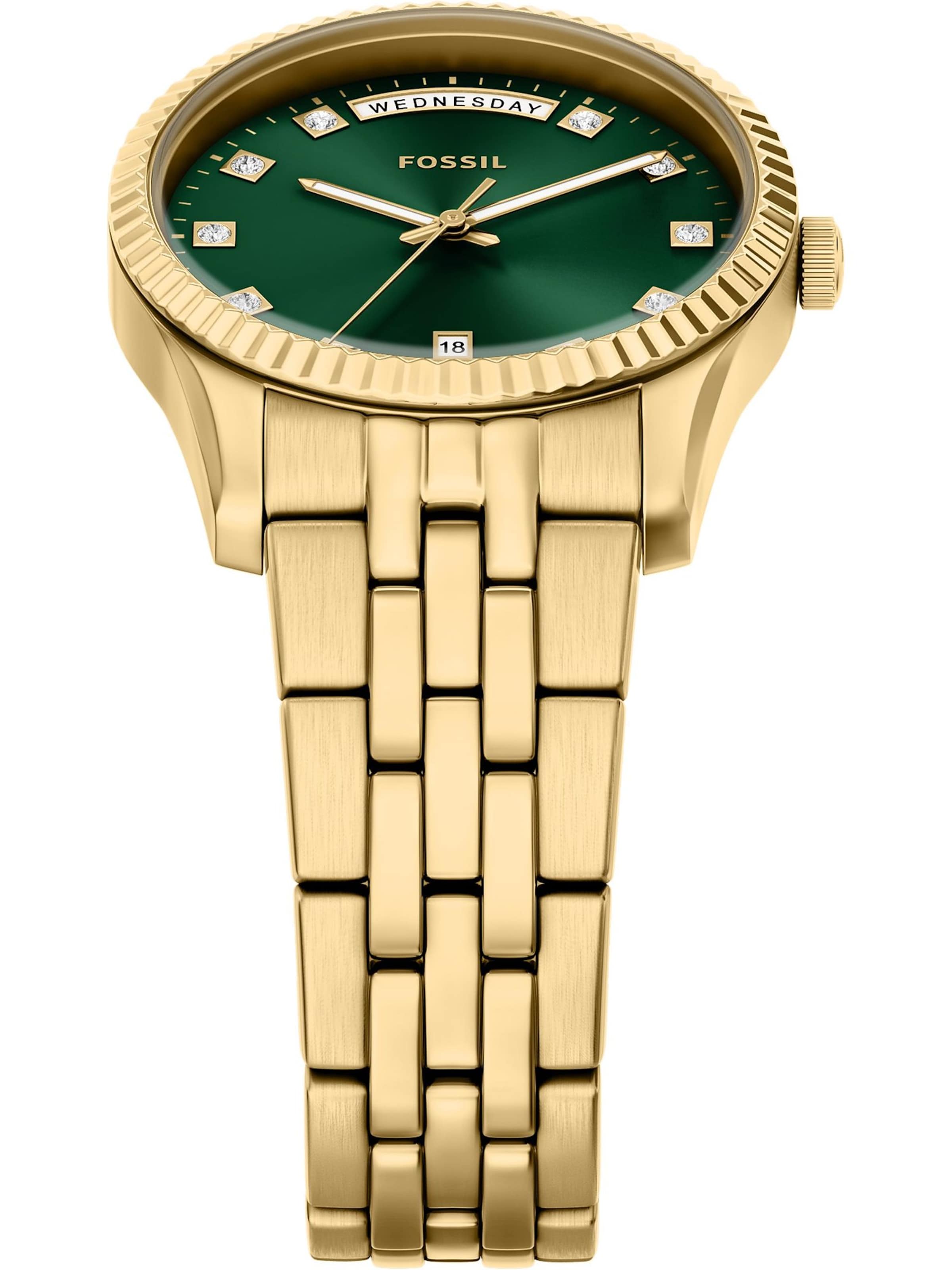 FOSSIL Analoguhr in Gold