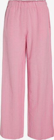 VILA Trousers 'Prisilla' in Pink: front