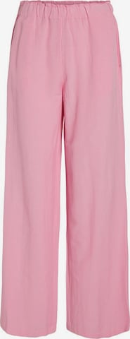 VILA Regular Trousers 'Prisilla' in Pink: front