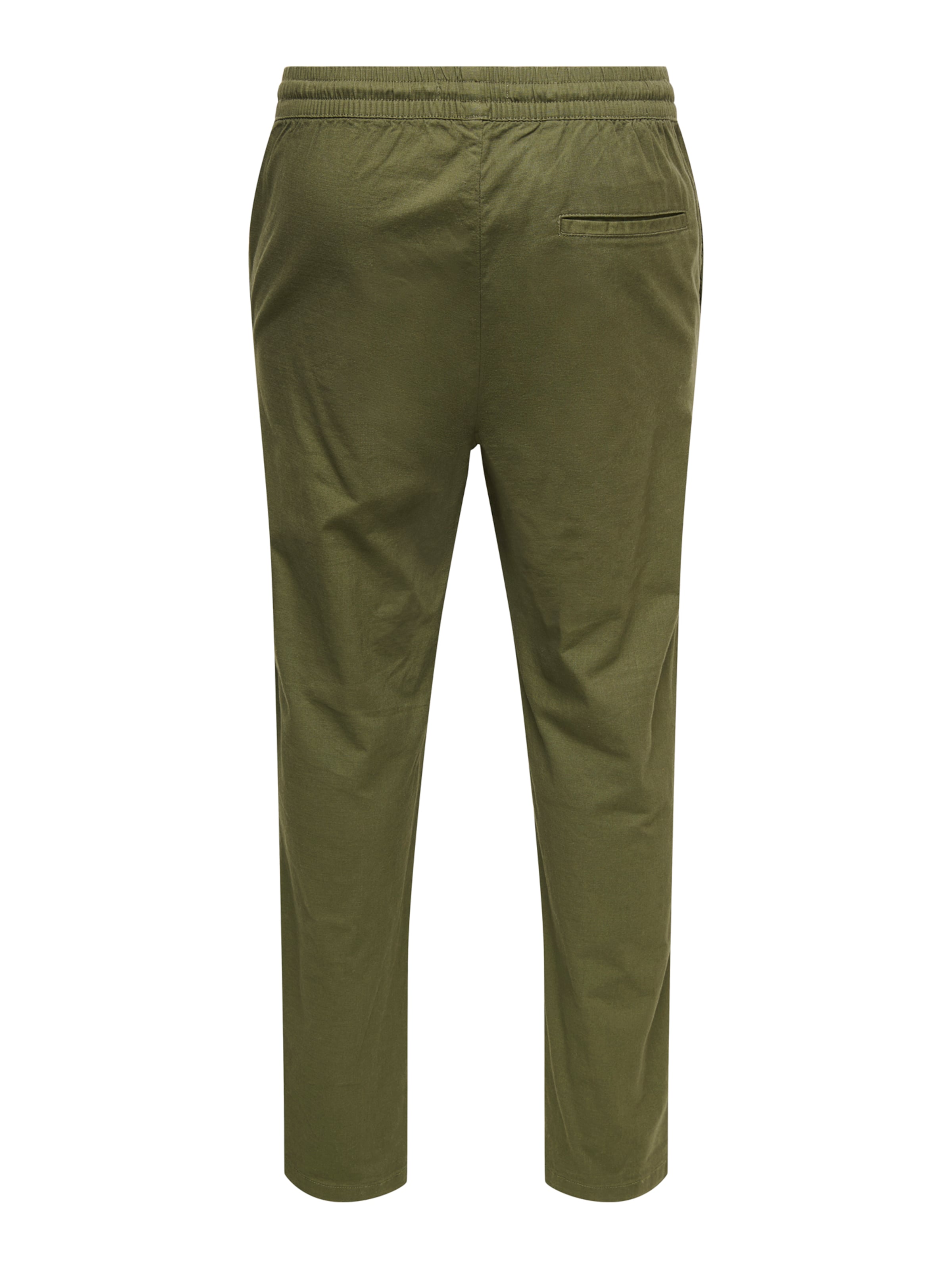 Only & Sons Tapered Nadrág 'ONSREID LINUS' - zöld