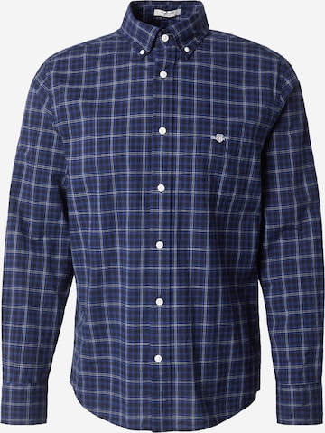Chemise 'Classic' GANT en bleu : devant