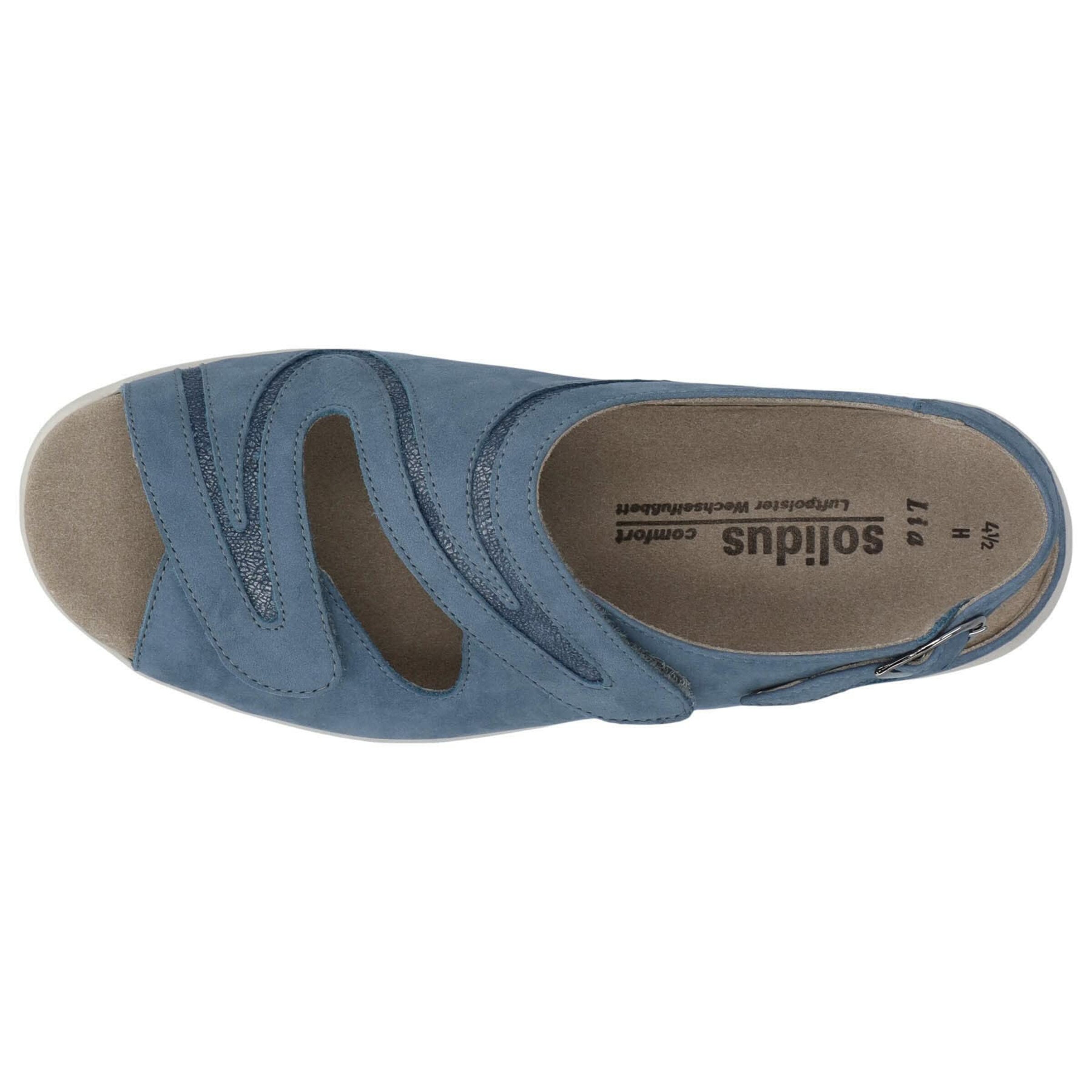SOLIDUS Sandale in Blau