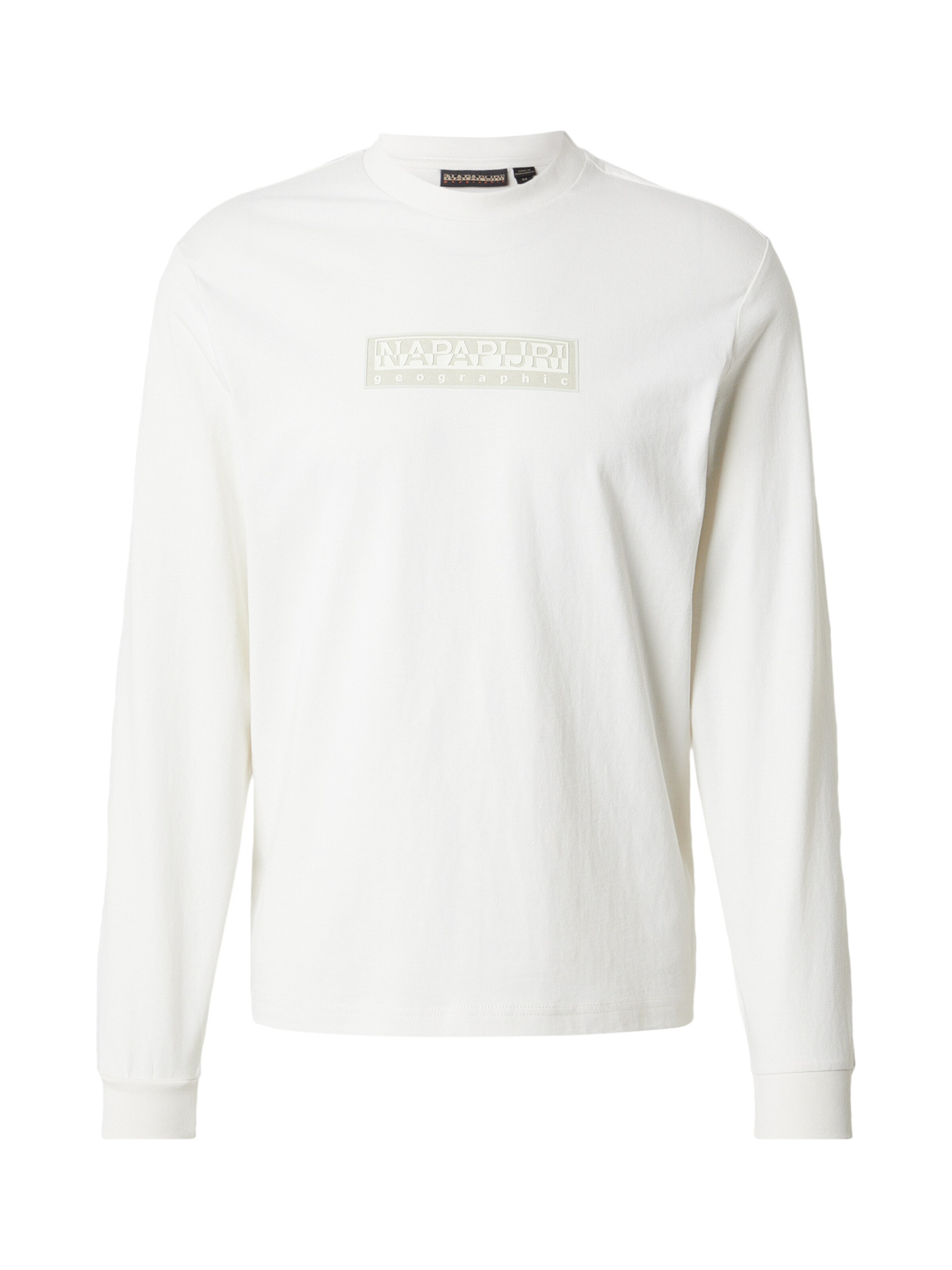 Tricou de la NAPAPIJRI pe alb: față