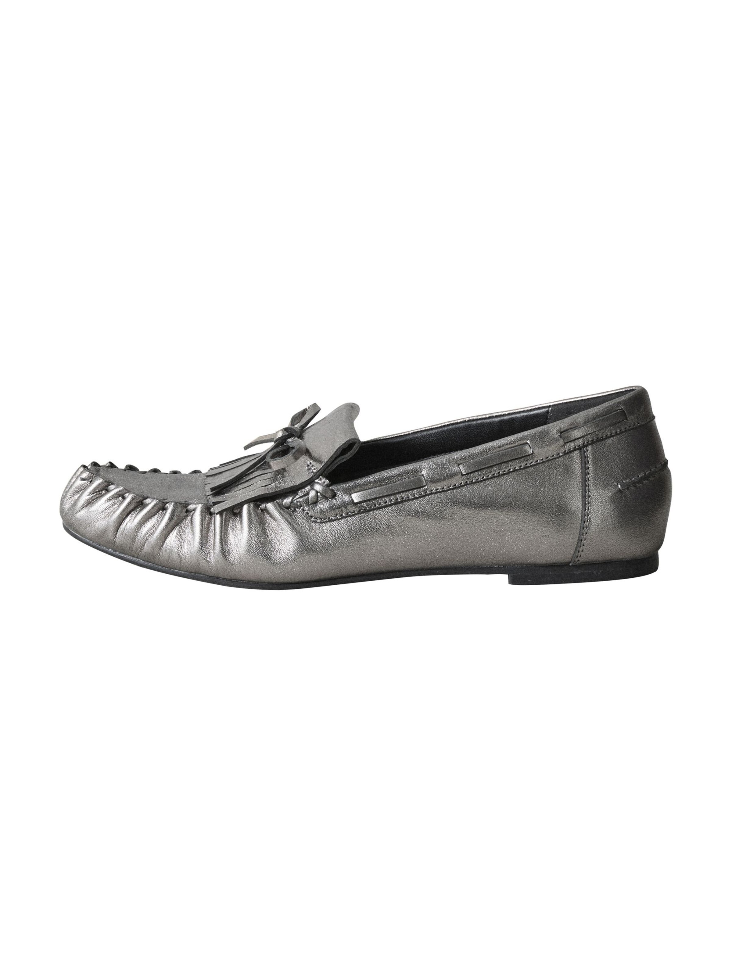 Next Mocassins in Zilver: voorkant