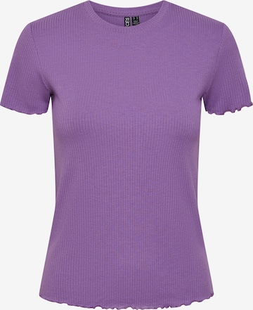 T-shirt 'NICCA' PIECES en violet : devant