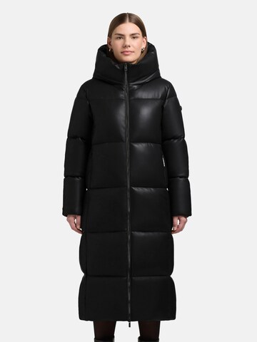 khujo Wintermantel 'Destiny' in Schwarz: Vorderseite