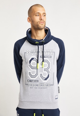 Sweat-shirt 'Freeman' Bruno Banani en bleu : devant