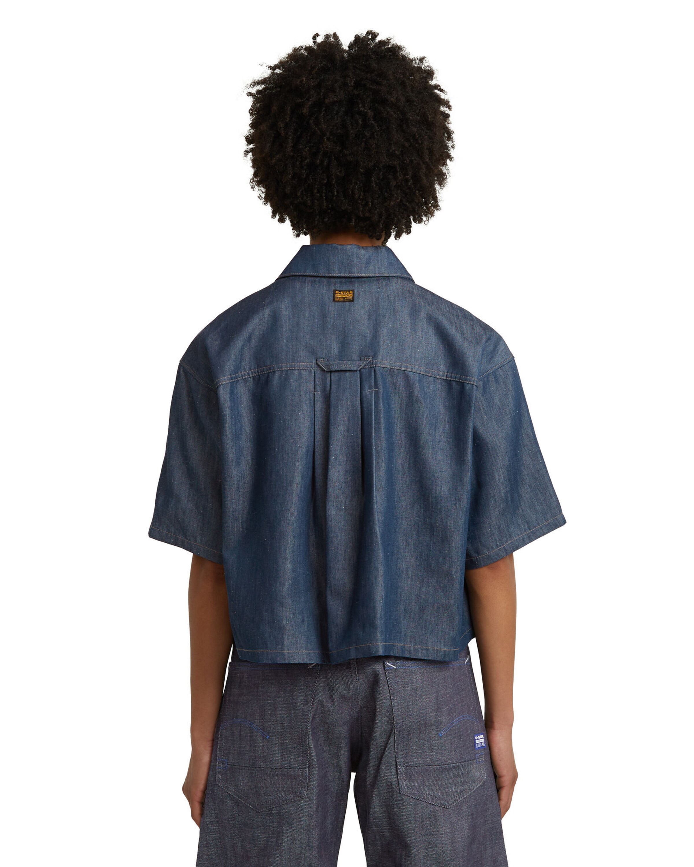 G-STAR Bluse 'Remix' in Blau