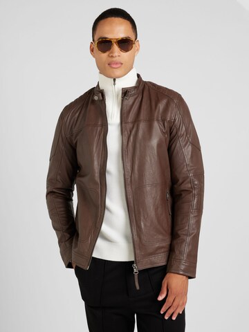 Veste mi-saison 'Jack' Maze en marron : devant