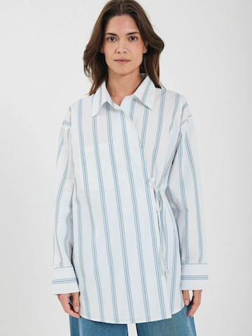 NORR Shirt ' Apio ' in White: front