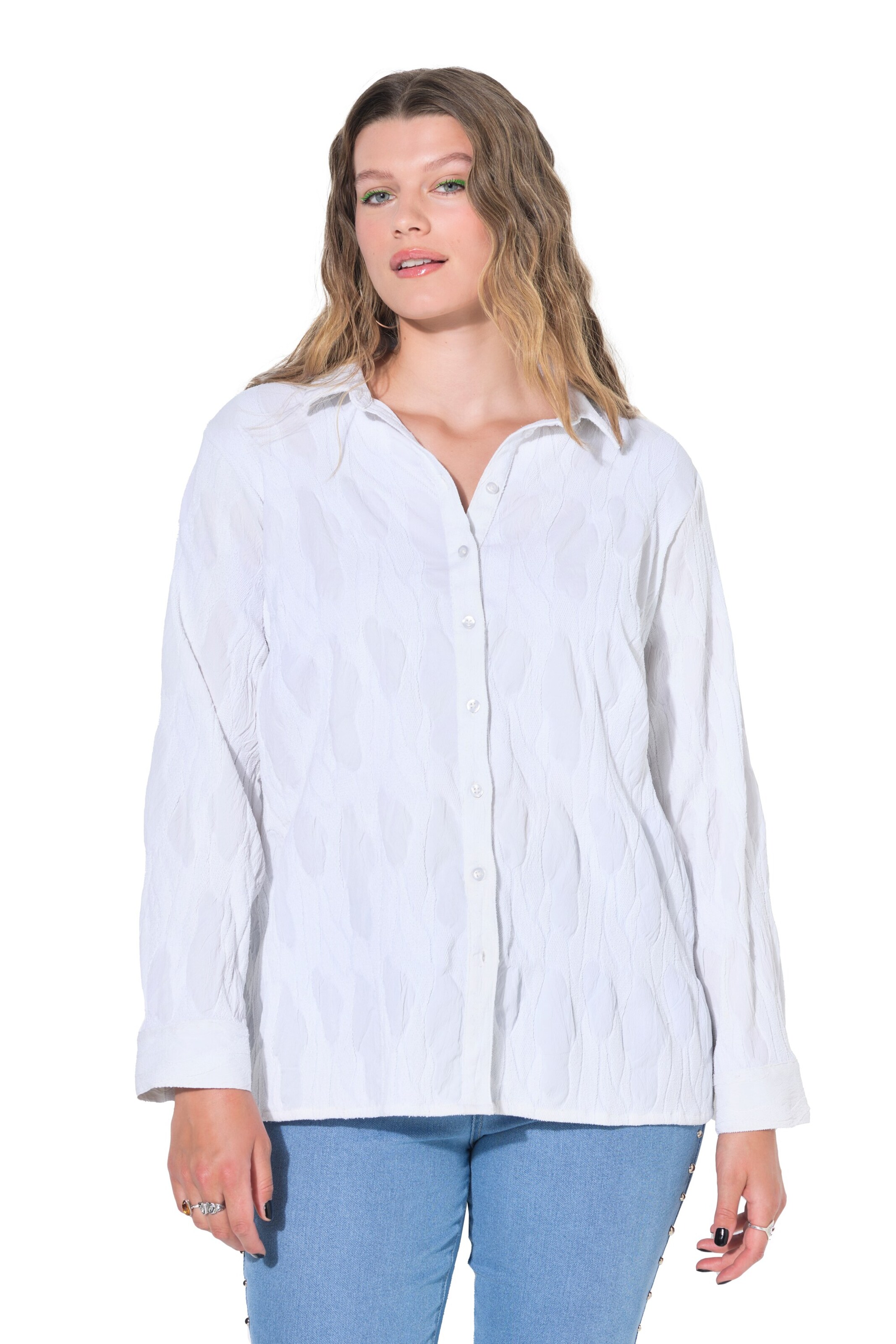 Studio Untold Blouse in Wit: voorkant