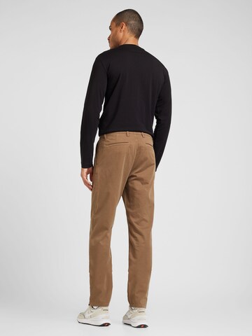 BOSS Normální Chino kalhoty – hnědá