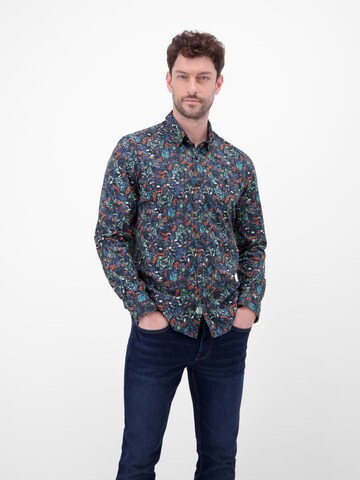 LERROS Regular Fit Hemd in Blau: Vorderseite