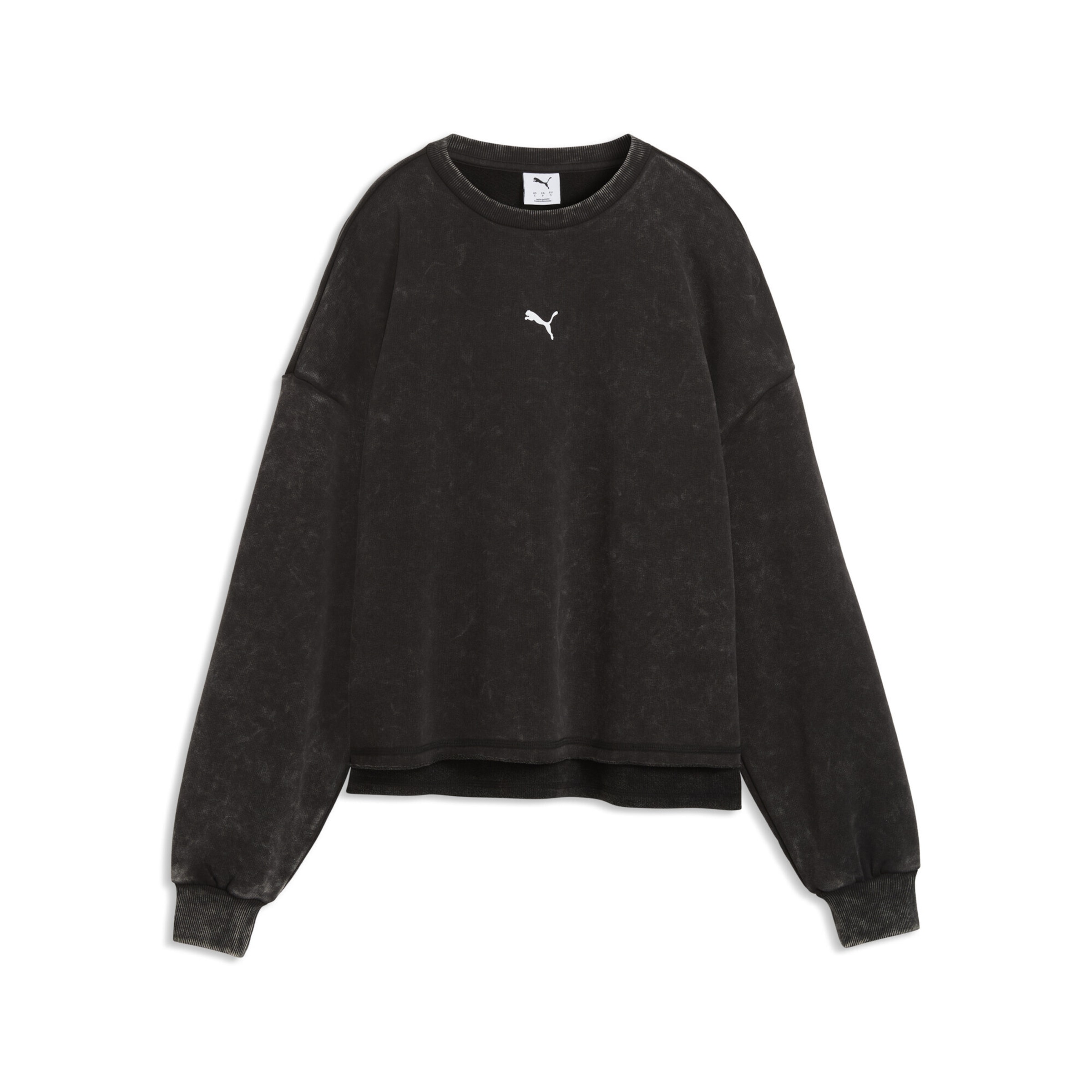 PUMA Sweatshirt in Zwart: voorkant