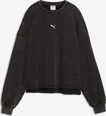 Sweat-shirt PUMA en noir : devant