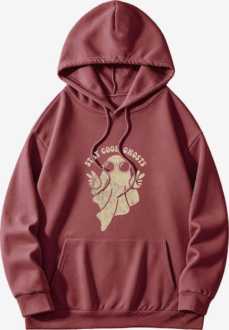GORHEY Sweatshirt in Rood: voorkant