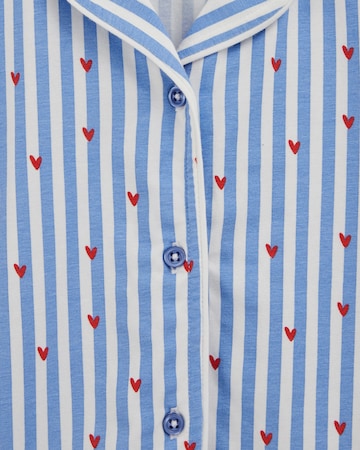 WE Fashion Πιτζάμα σε μπλε