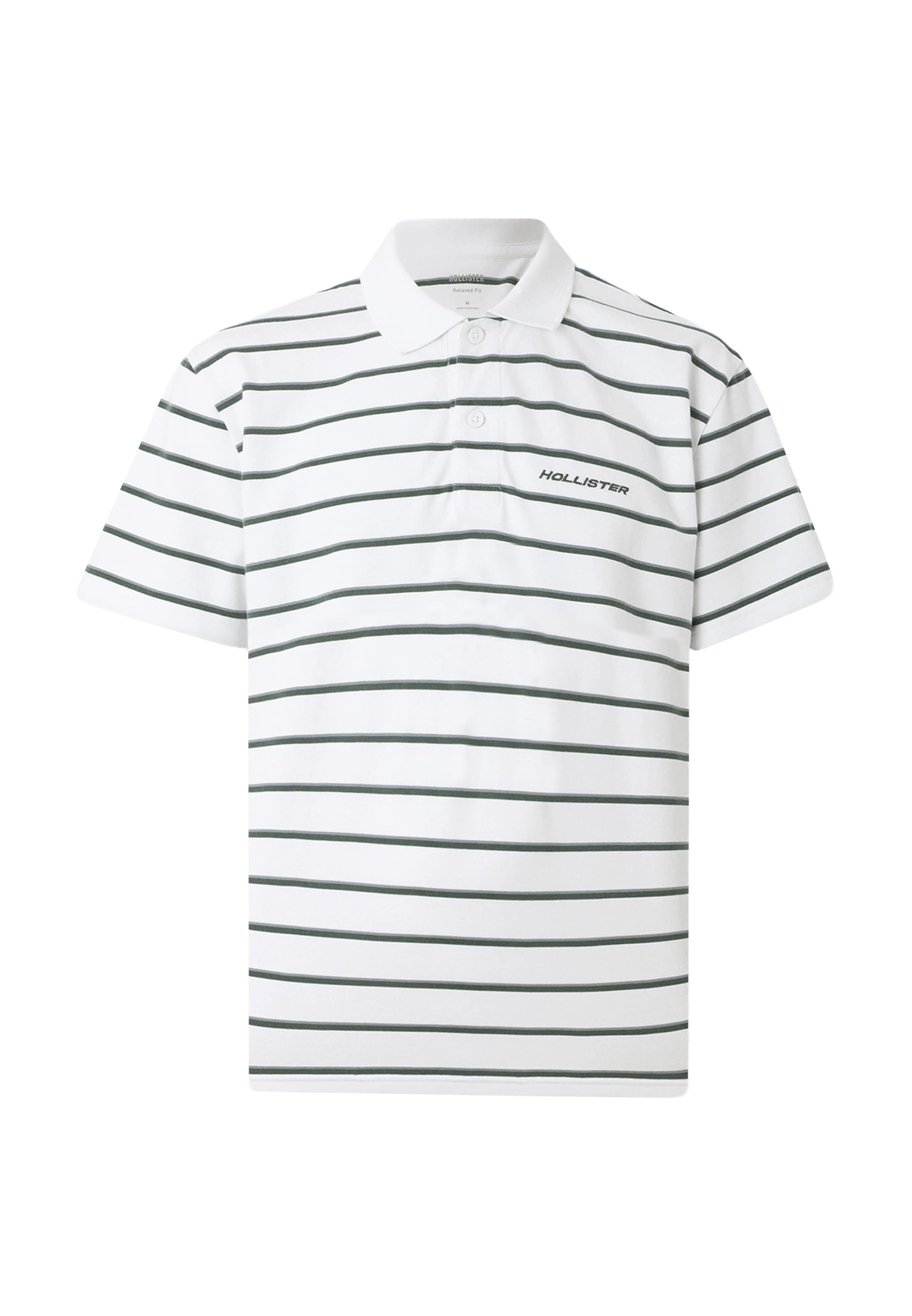 Tricou de la HOLLISTER pe alb: față