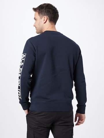 NAPAPIJRI Sweatshirt 'BADAS' in Blue