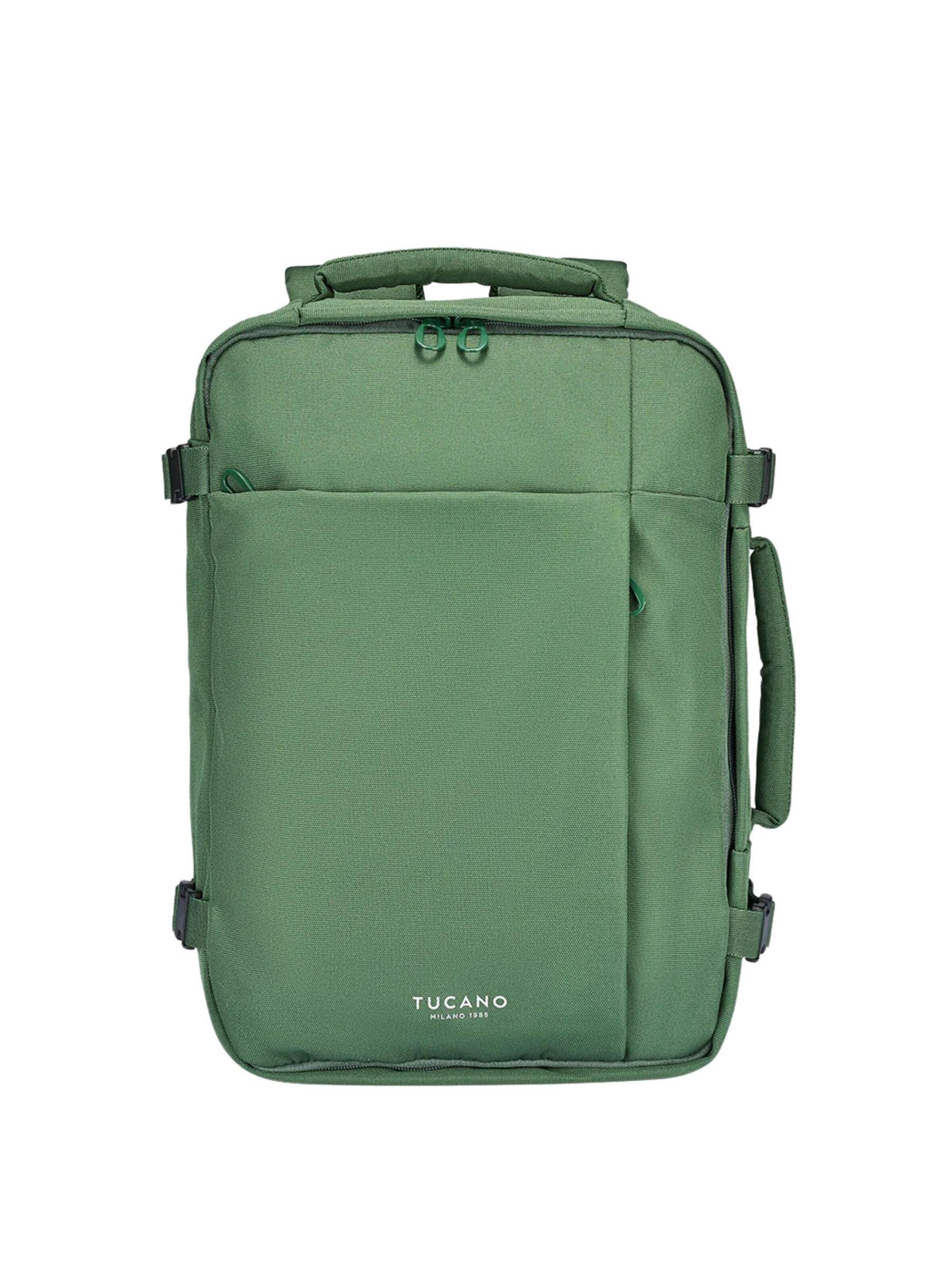 TUCANO Rucksack 'TUGO' M CABIN'‌‌‌‌‌‌‌ in Grün: Vorderseite