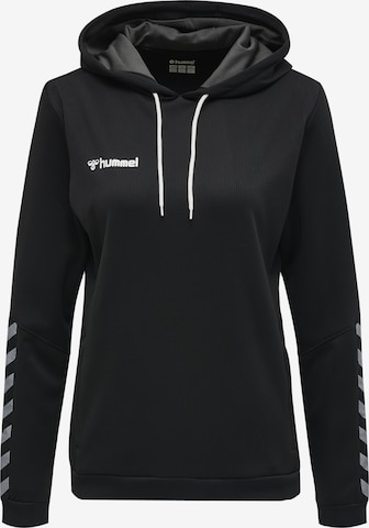 Hummel Sportief sweatshirt 'POLY' in Zwart: voorkant