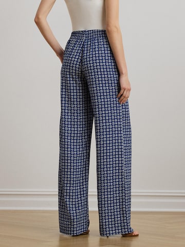 Lauren Ralph Lauren Wide leg Παντελόνι σε μπλε