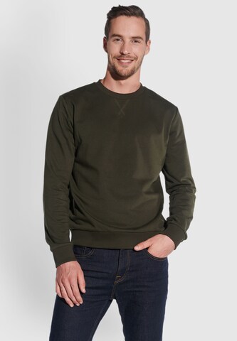 Steffen Klein Sweatshirt in Green: front