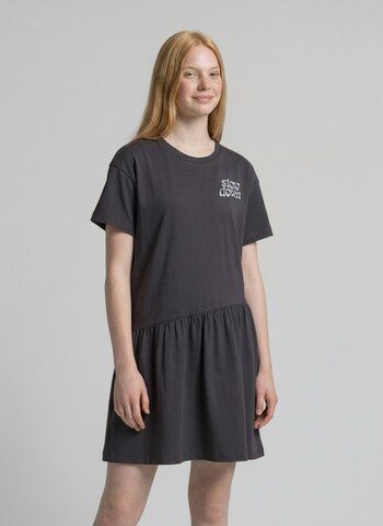 TOM TAILOR Jurk in Zwart: voorkant