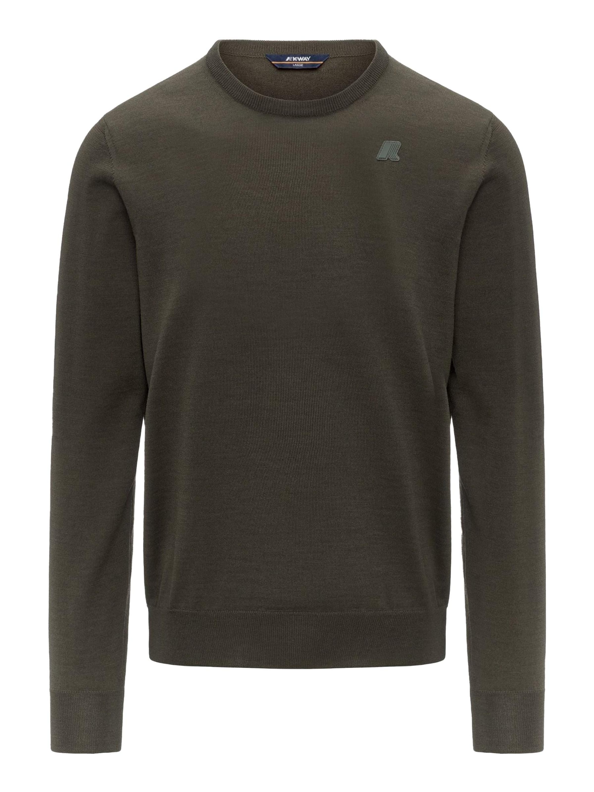 K-Way Pullover 'SEBASTIEN Maglieria'‌‌‌‌‌‌‌‌ in dunkelgrün, Produktansicht