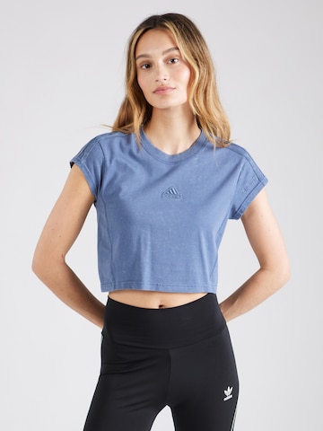 ADIDAS SPORTSWEAR Funktionsbluse i blå: forside