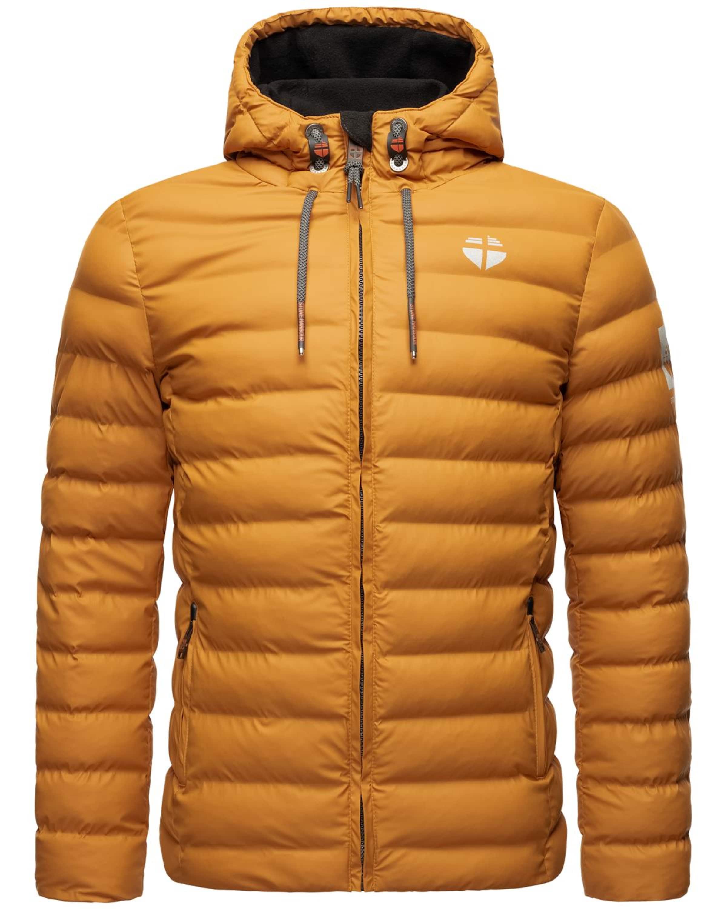 Giacca invernale 'Zaharoo' di STONE HARBOUR in giallo: frontale