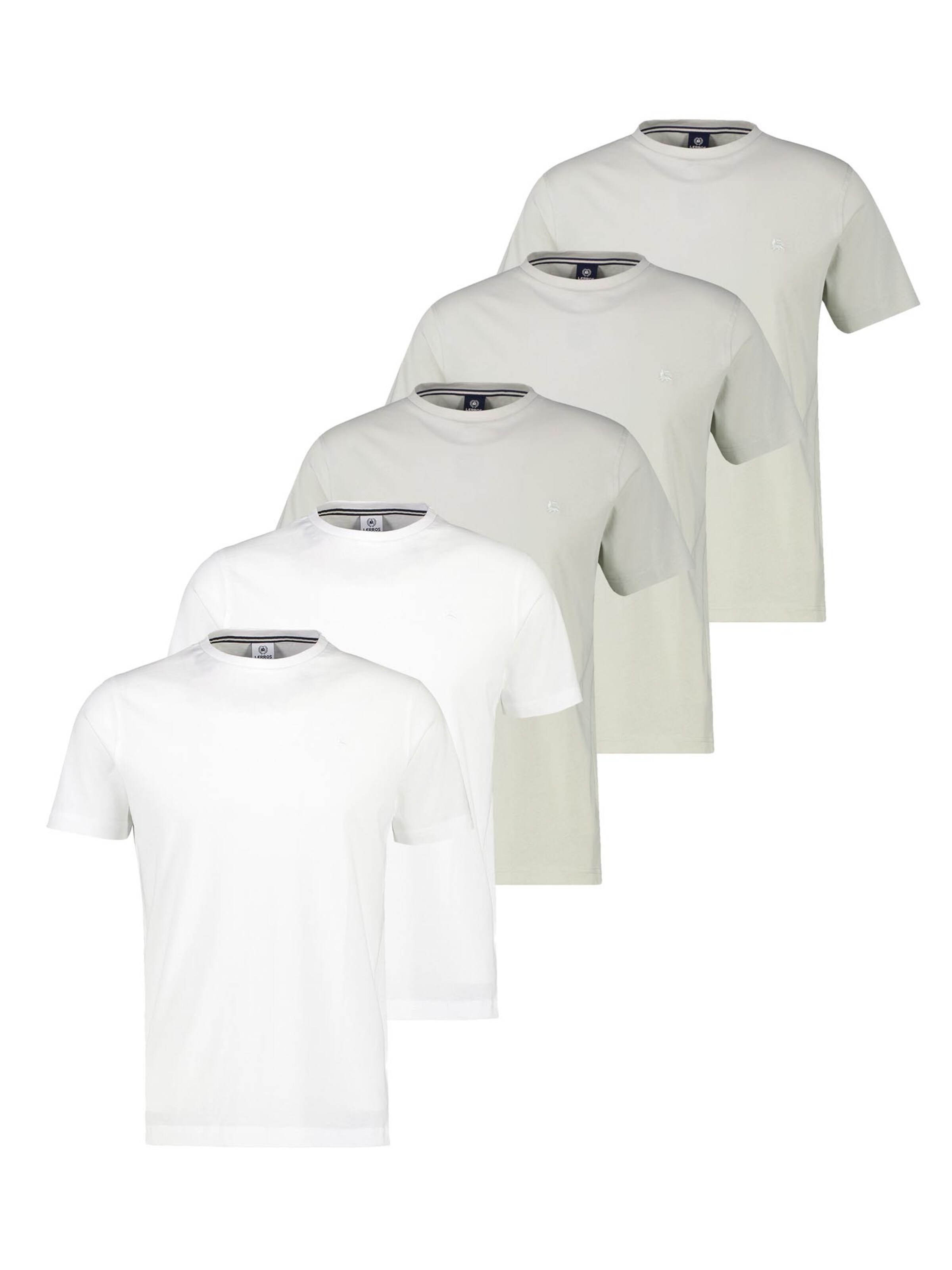 LERROS Shirt 'Basic' in Zilver: voorkant