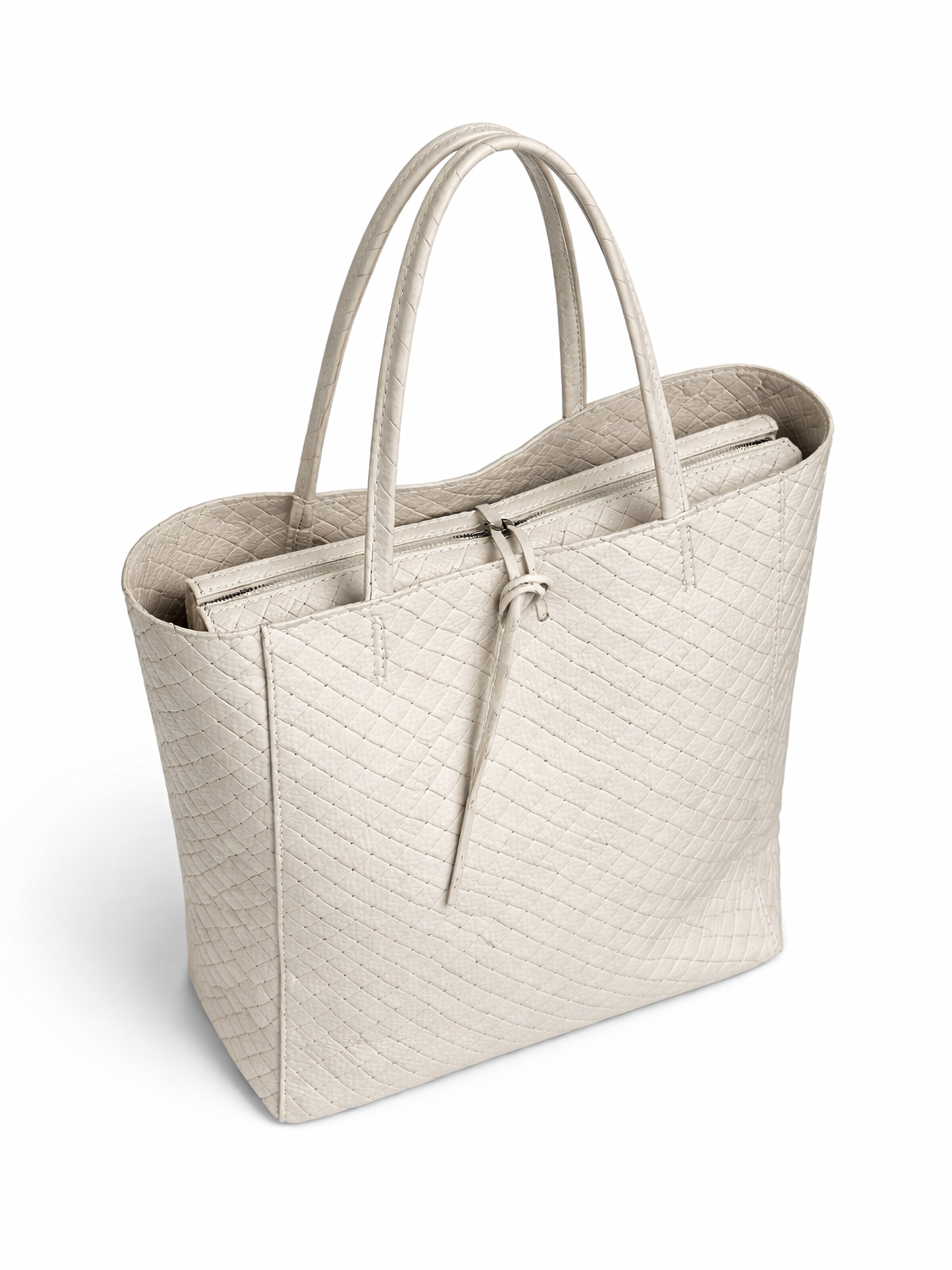 COLLEZIONE ALESSANDRO Shoulder Bag 'Flecht' in Beige