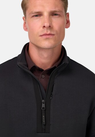 Boggi Milano Sweatshirt 'B Tech' in Schwarz