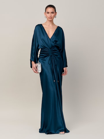 Sável - Vestido de noche 'LOLA' en azul: frente