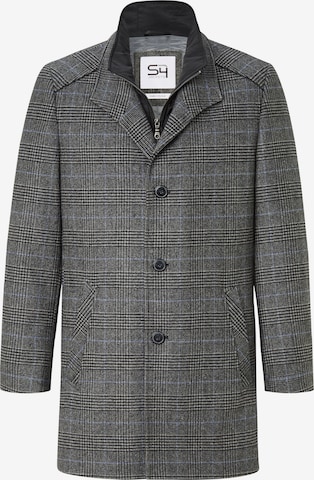 S4 Jackets Between-Seasons Coat in Grey: front