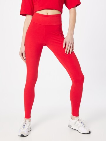 ADIDAS ORIGINALS Skinny Leggings 'Adicolor Essentials' in Rot: Vorderseite