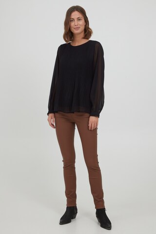 Fransa Blouse 'FRDAJAPLISSE 1' in Zwart