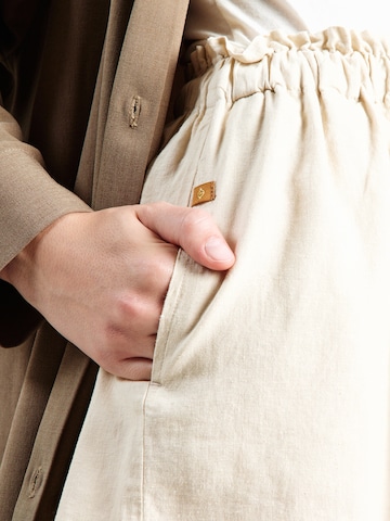 Wide Leg Pantalon BONOBO en beige