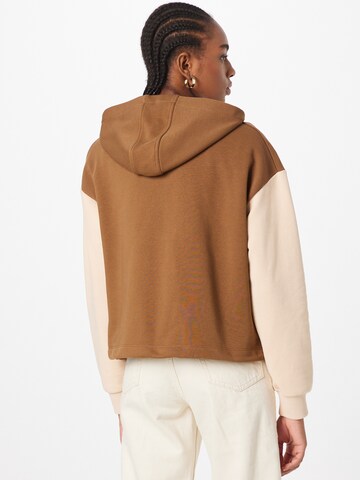 comma casual identity Zip-Up Hoodie in Brown