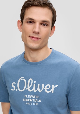 s.Oliver T-shirt i blå
