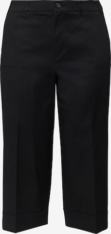 Wide Leg Pantalon s.Oliver en noir : devant