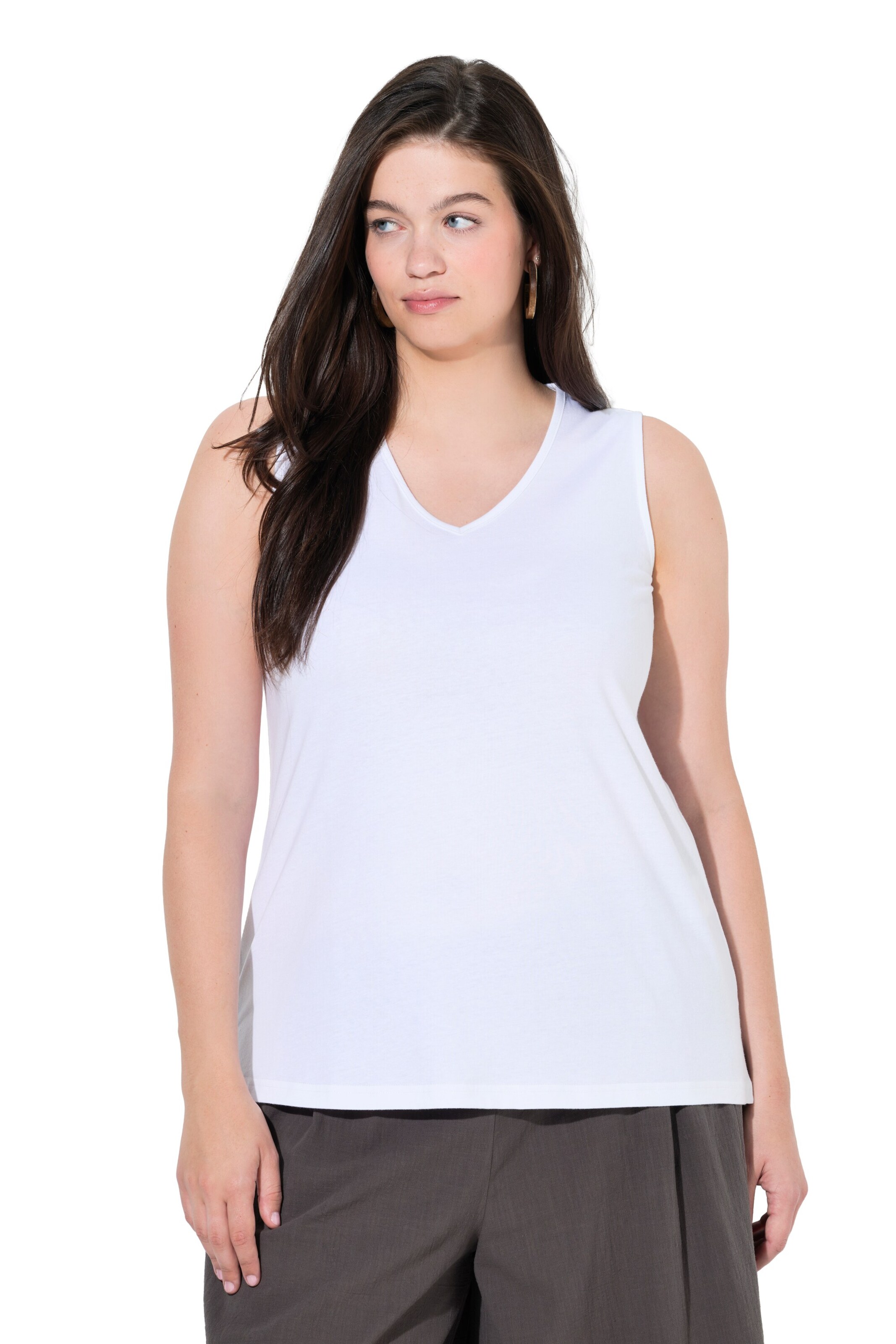 Ulla Popken Top in White: front