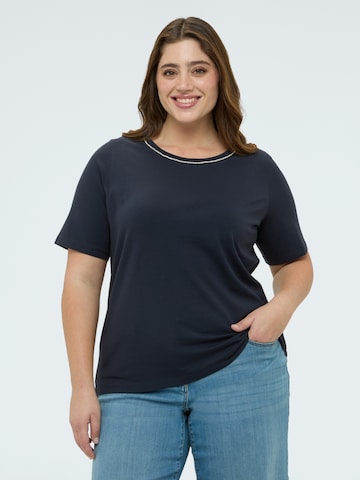 Fiorella Rubino - Camiseta en azul: frente