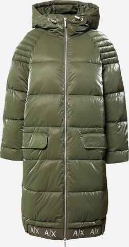 ARMANI EXCHANGE Zimný kabát 'CABAN' - Zelená: predná strana