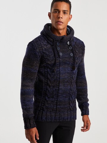 Leif Nelson Pullover in Blau: Vorderseite