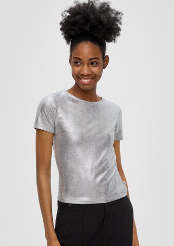 QS Shirt in Silver: front