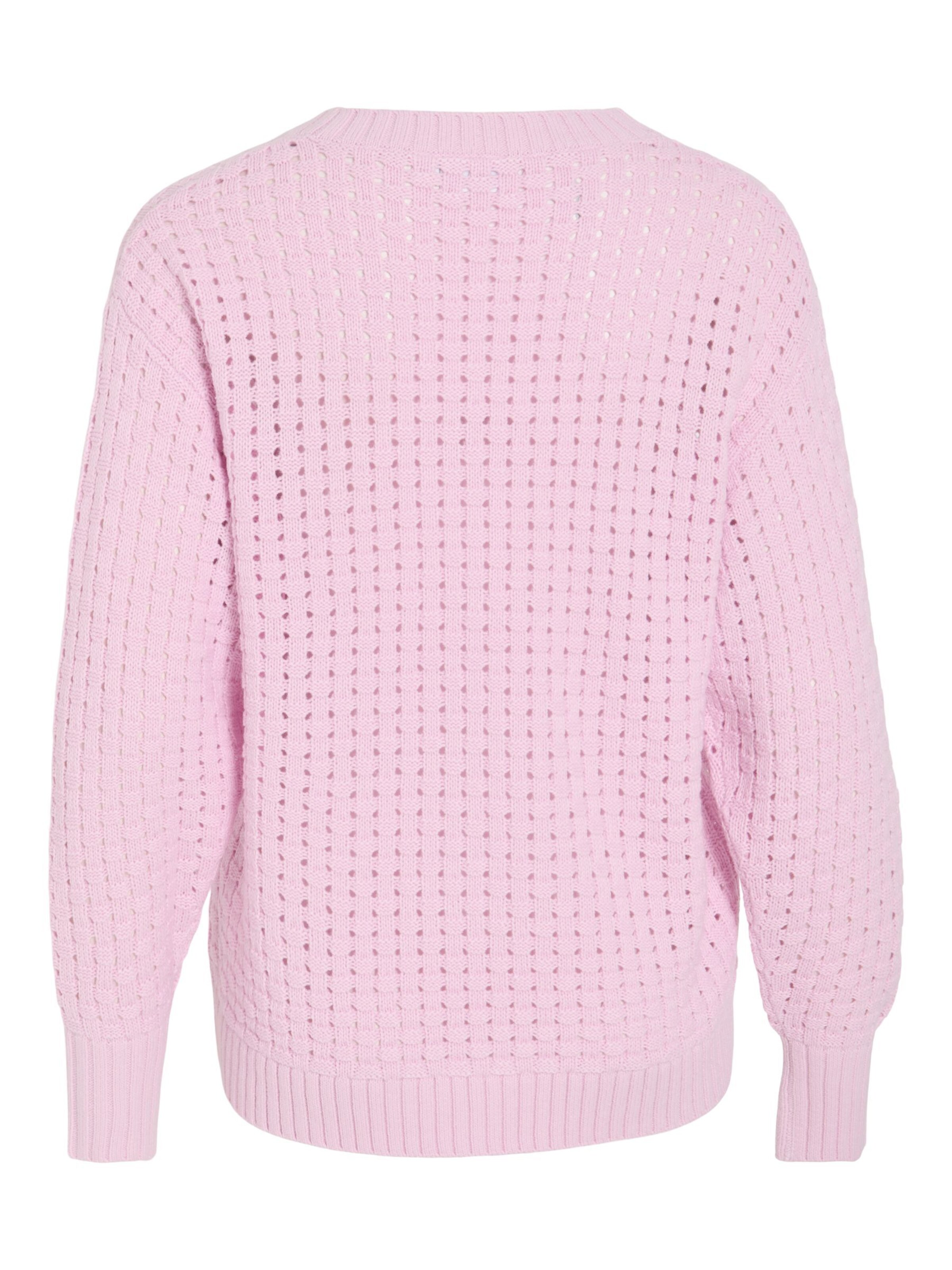 VILA Sweater 'VIOa' in Pink