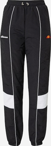 ELLESSETapered Sportske hlače 'Noise' - crna boja: prednji dio