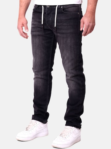 Reslad Slimfit Jeans 'Jeans Sweatjeans' in Schwarz